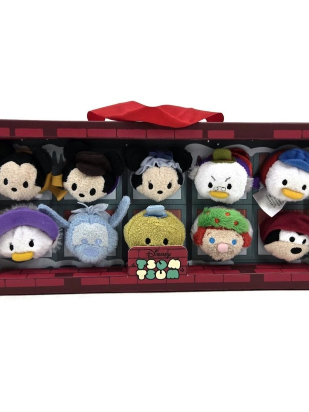 New Disney's Tsum Tsum Mickey's Christmas Carol Set of 10 Mini